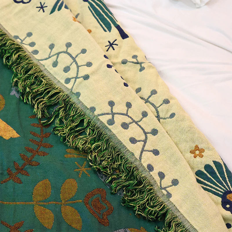 Sunsecca Woven Throw — Sage Aviary