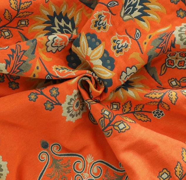 Sunsecca Woven Throw — Terracotta Bloom