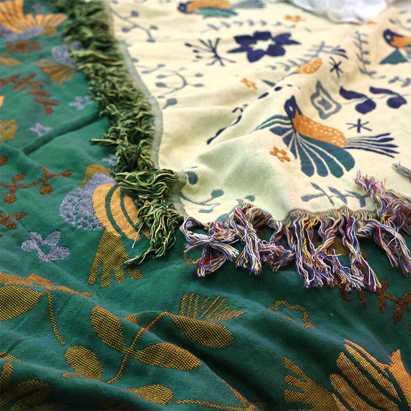 Sunsecca Woven Throw — Sage Aviary