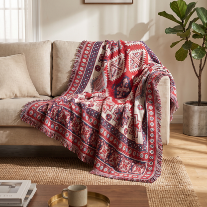 Sunsecca Woven Throw — Mosaic