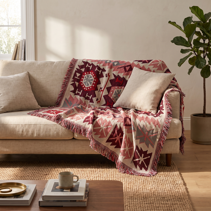 Sunsecca Woven Throw — Mosaic
