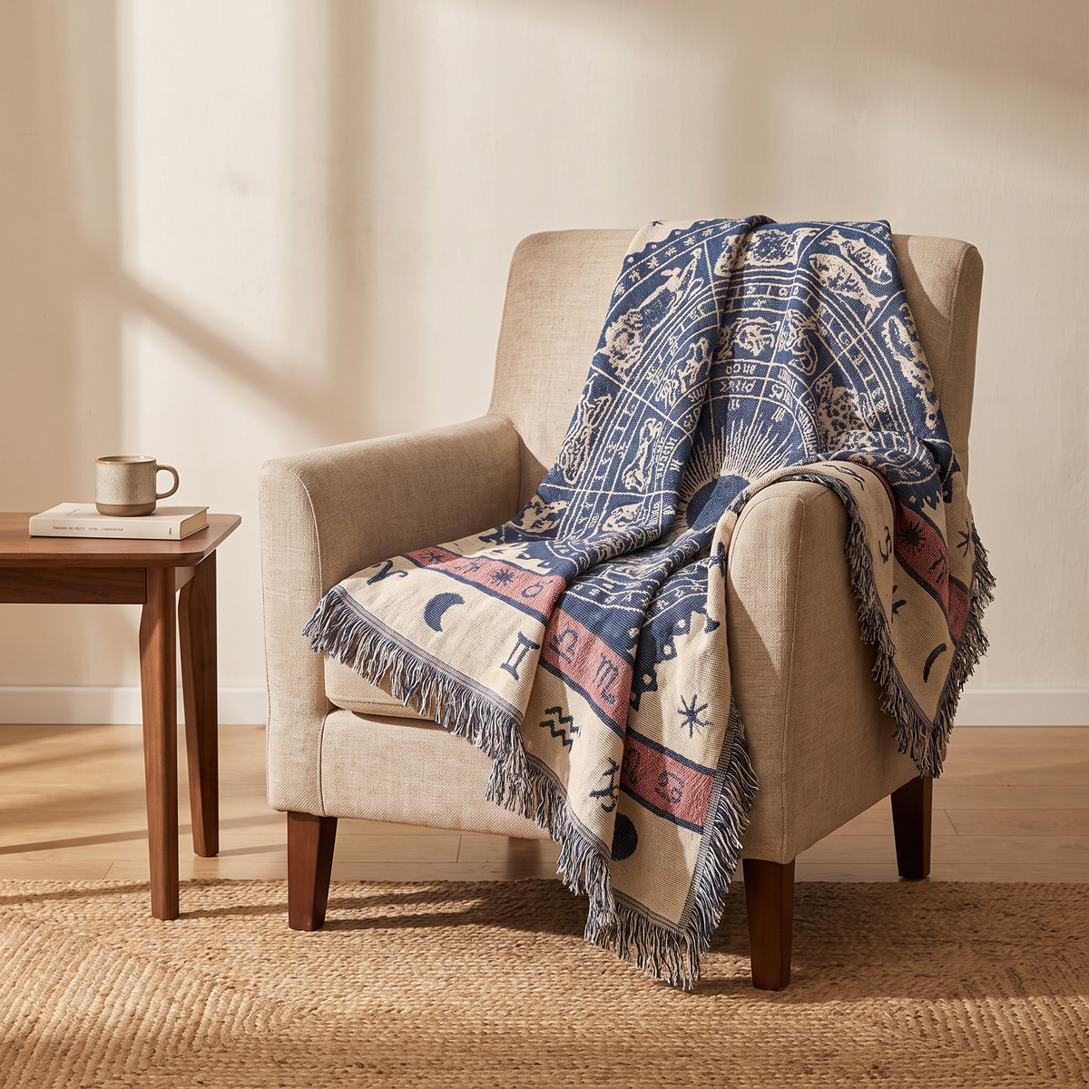 Sunsecca Woven Throw — Mosaic