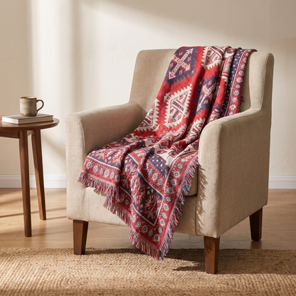 Sunsecca Woven Throw — Mosaic