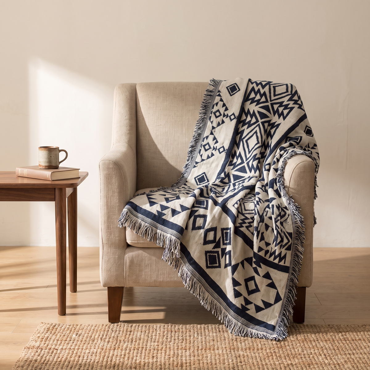 Sunsecca Woven Throw — Mosaic