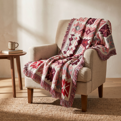 Sunsecca Woven Throw — Mosaic